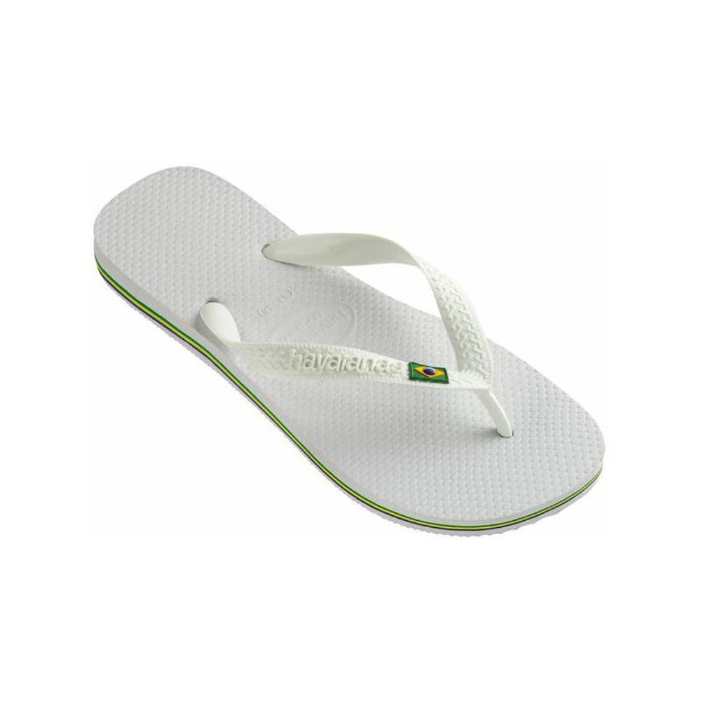 Sandália Havaianas Brasil Branca 33/34 Adulto Unissex
