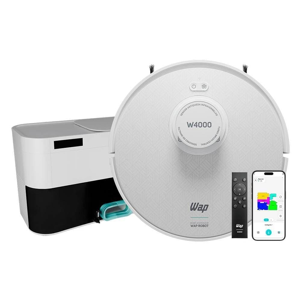 Aspirador De Pó Robo Wap Robot W4000 3 Em 1 Smart 220V