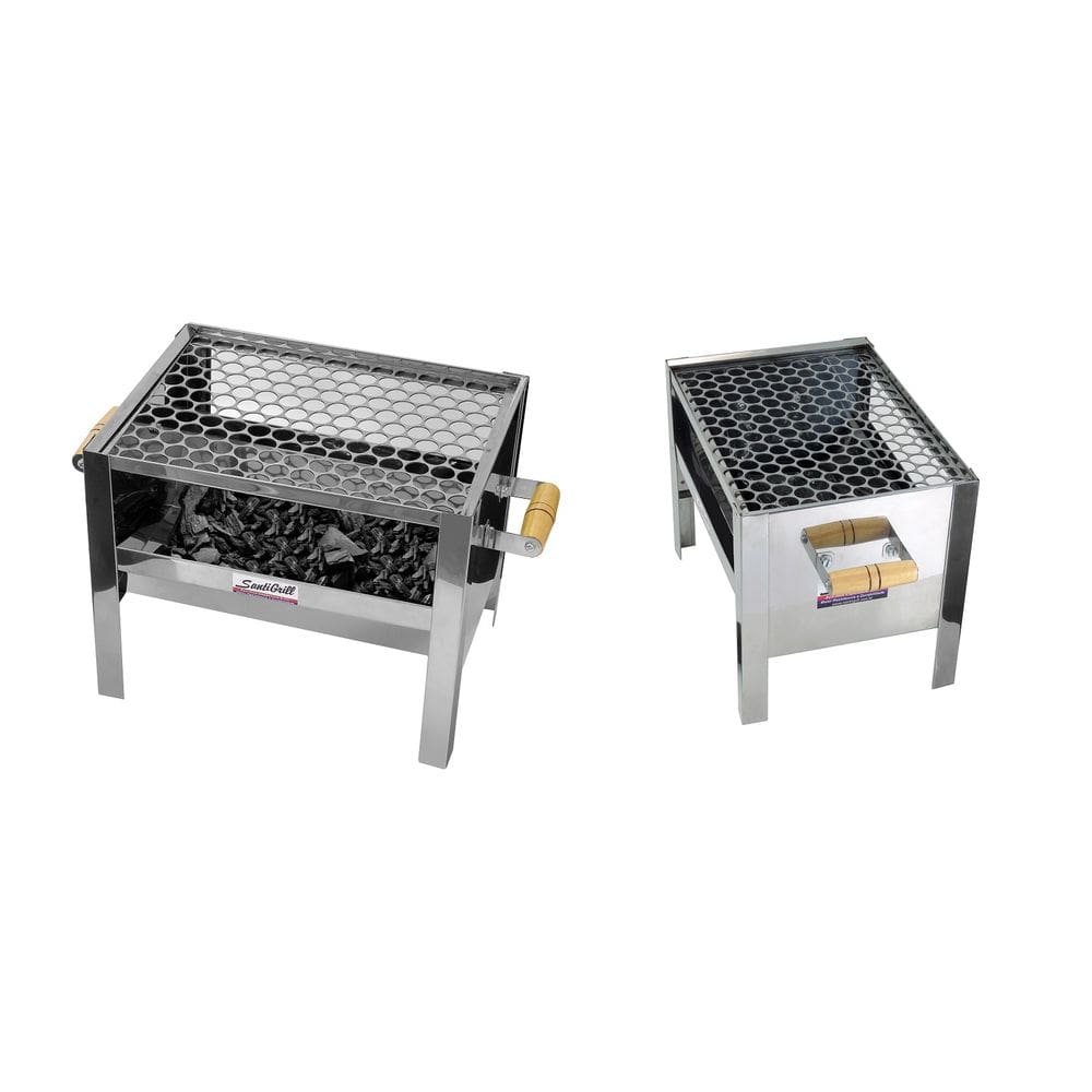 Churrasqueira Portátil Hobby em inox Santigrill
