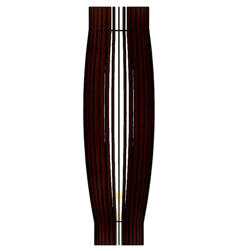 Abajur Grande De Chão Obelisco Mdf Luminária - Preto