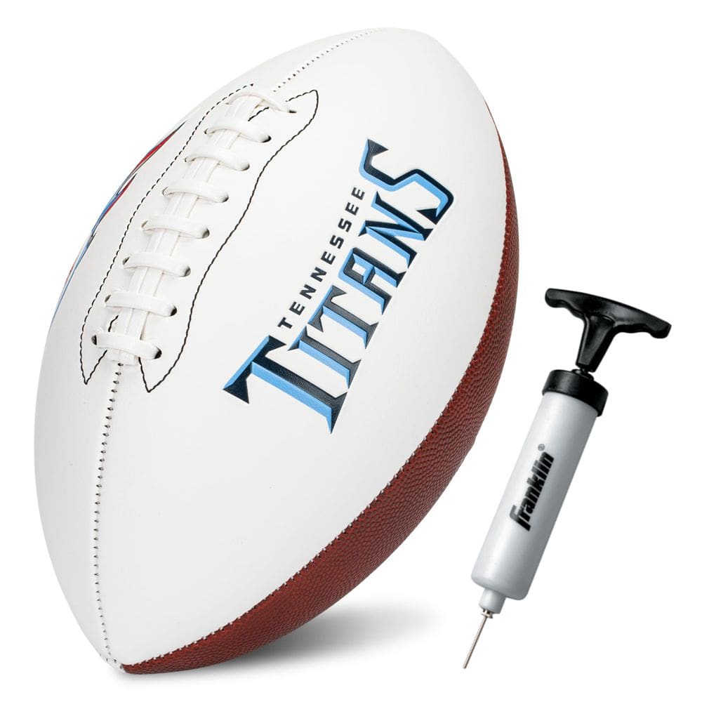 Autógrafo de Futebol Franklin Sports NFL Tennessee Titans