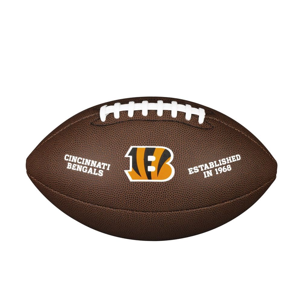 Bola de Futebol Wilson NFL Oficial Cincinnati Bengals em Composto