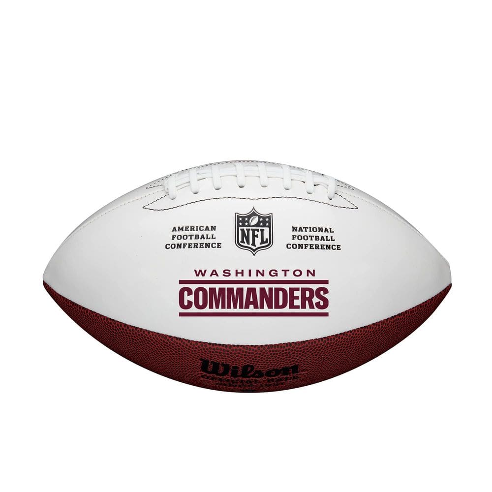 Bola de Recreação Wilson NFL Washington Commanders Autografada