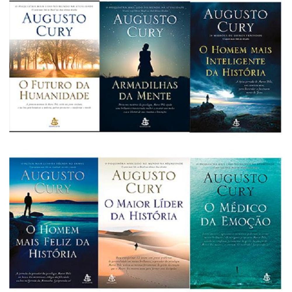Kit 5 Livros Augusto Cury As Aventuras De Marco Polo