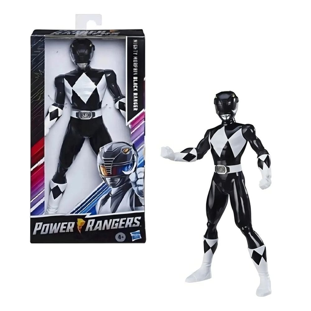 Boneco Power Rangers Mighty Morphin 24 Cm Preto Hasbro