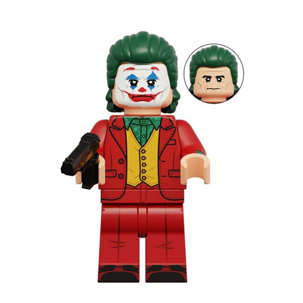 Boneco Super Heroi Vilão Hq Bloco De Montar