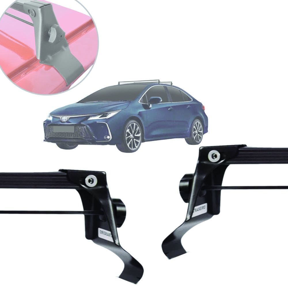 Rack de Teto Vhip Fix.Porta Toyota Corolla 2020 até 2025