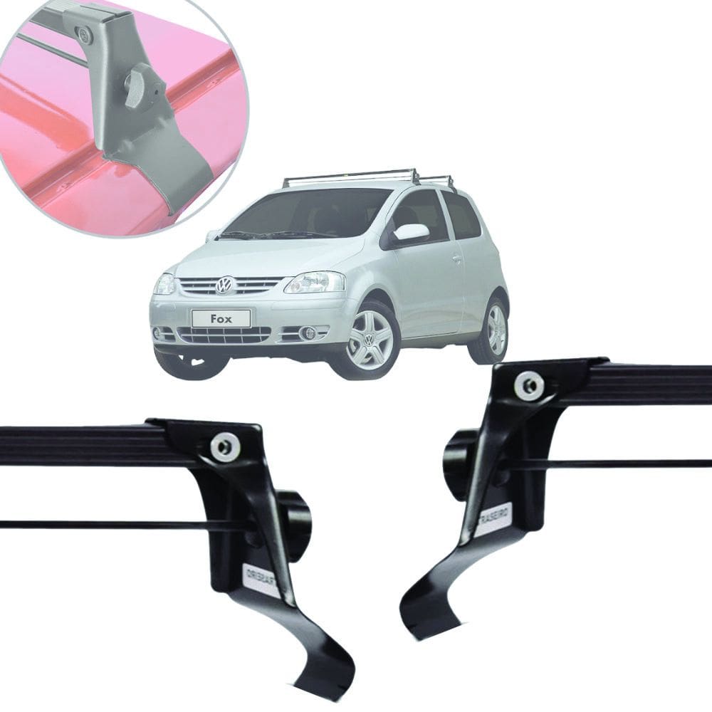 Rack de Teto Vhip Fix.Porta VW Fox 2 Portas 2003 até 2016