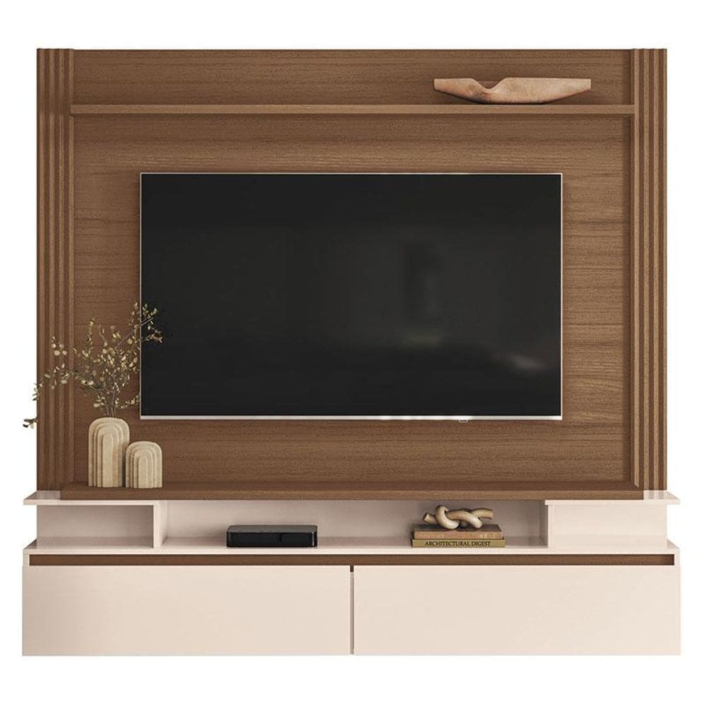 Home Suspenso Astor Castanho Off White - HB Móveis