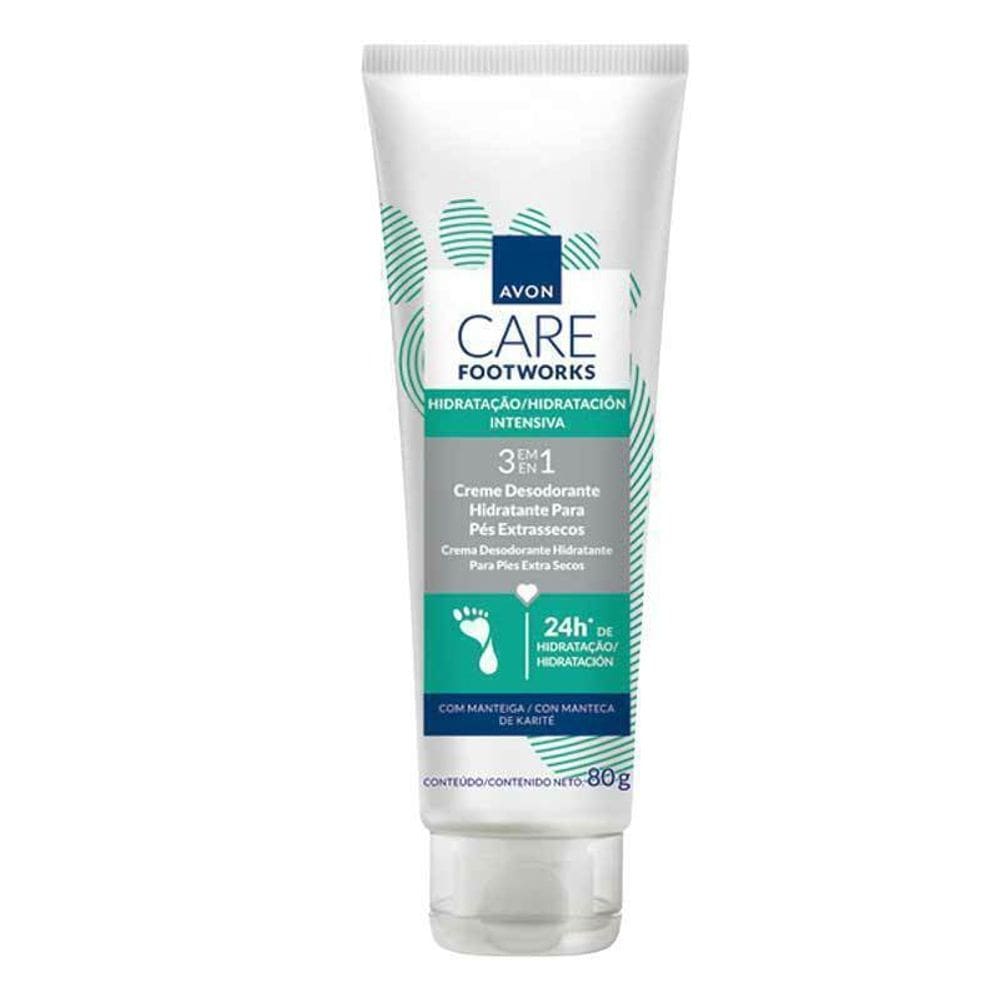 Creme Desodorante de Hidratação Profunda para os Pés Extrassecos Footworks 80g