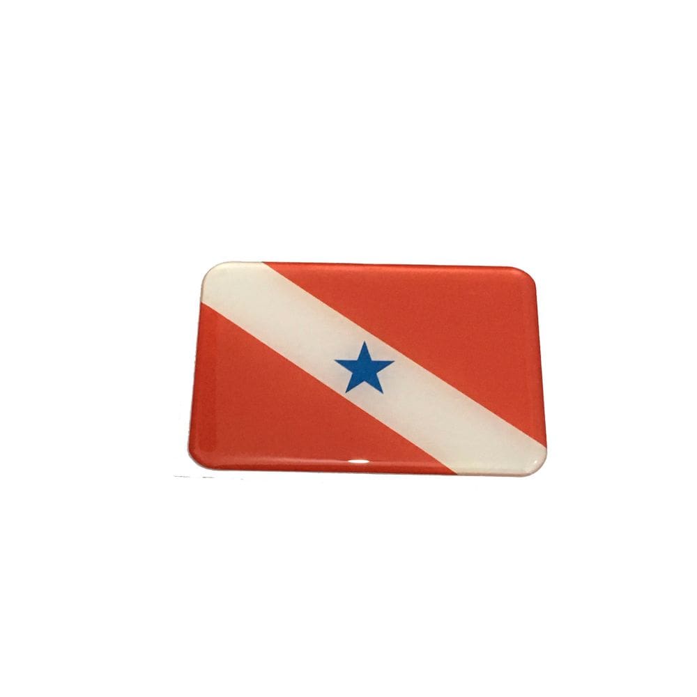 Adesivo resinado da bandeira do estado do Pará 9x6 cm