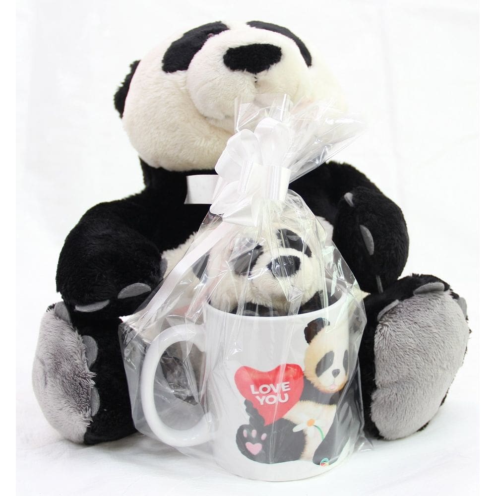 Caneca com Ursinhos Ursos Pelúcia Panda Amor Casa dos Ursos