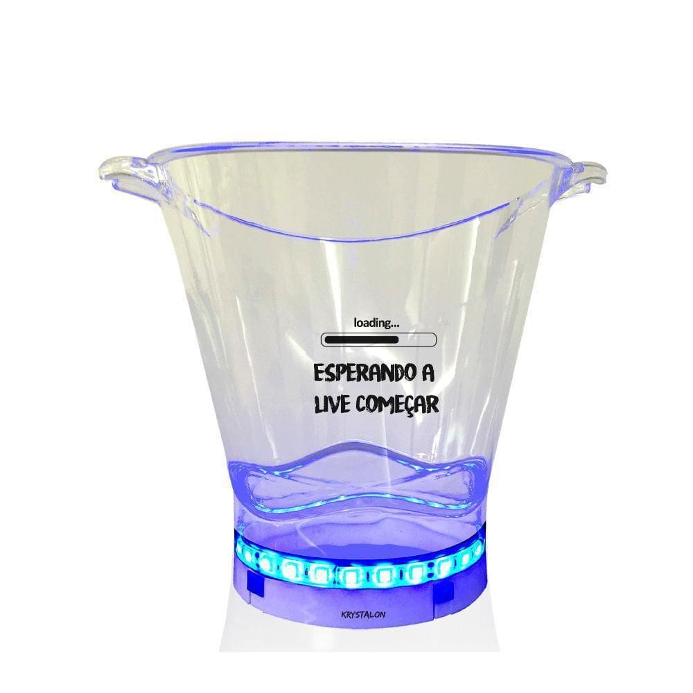 Balde De Gelo Com Led Criativo Com Tema Para Live