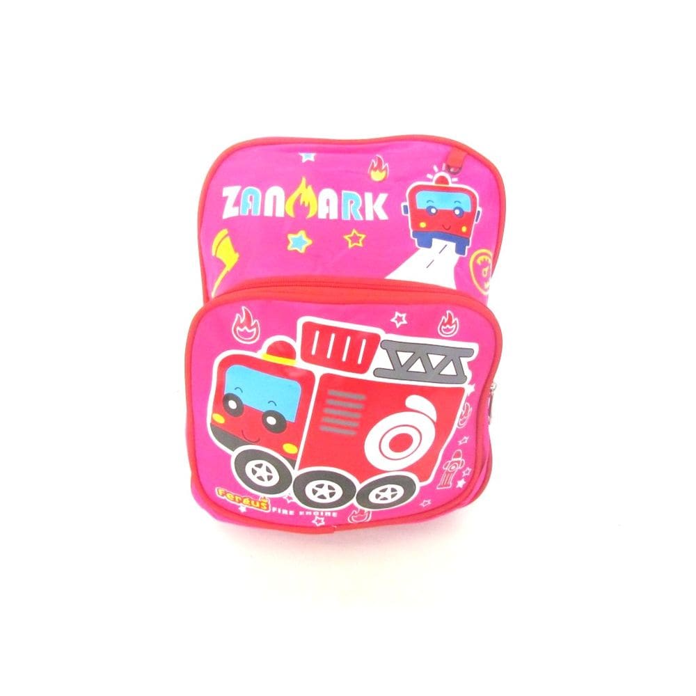 Mochila Costas Infantil Kids Bombeiro Rosa