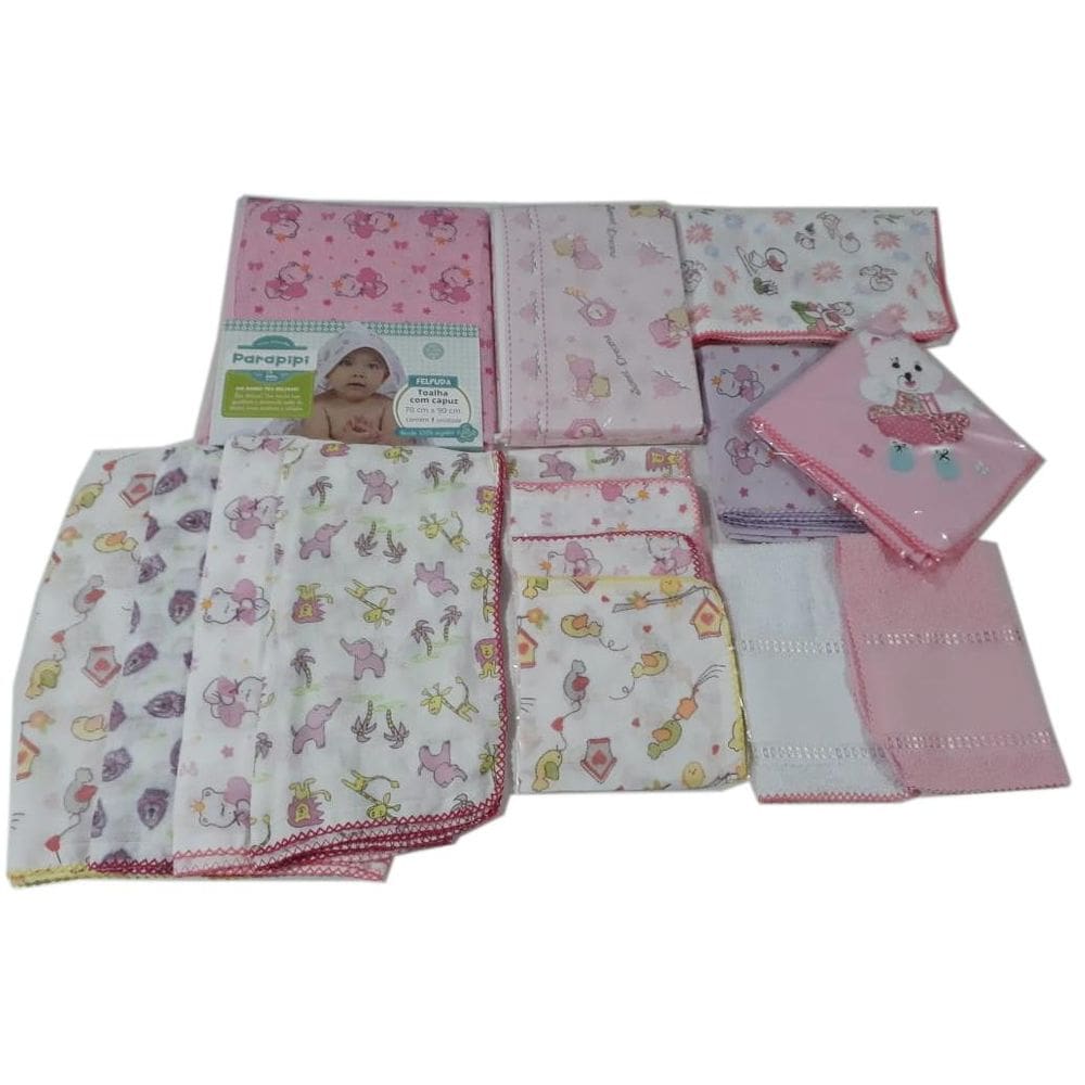 Kit tudo para enxoval de bebê 21 peças Menina