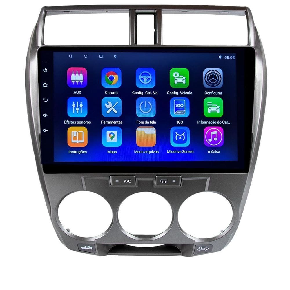 Multimidia Honda City 09 10 11 12 13 14 Android 10 2Gb 32Gb