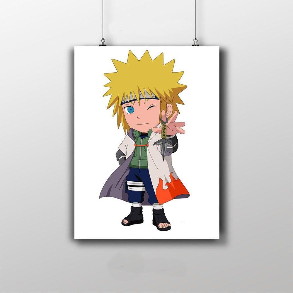 Placa Decorativa Minato Namikaze - Naruto Anime Infantil