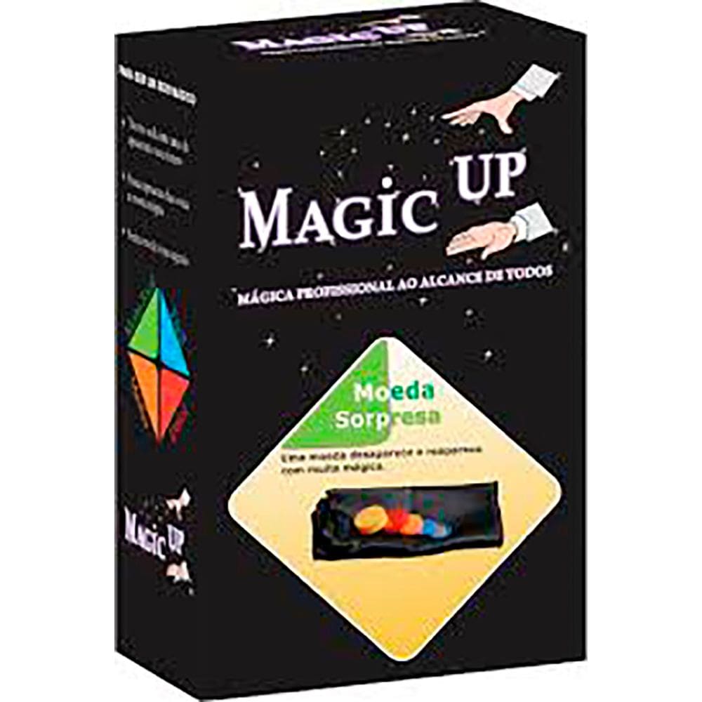 Mágica Moeda Surpresa + Lenço Coleção Classic