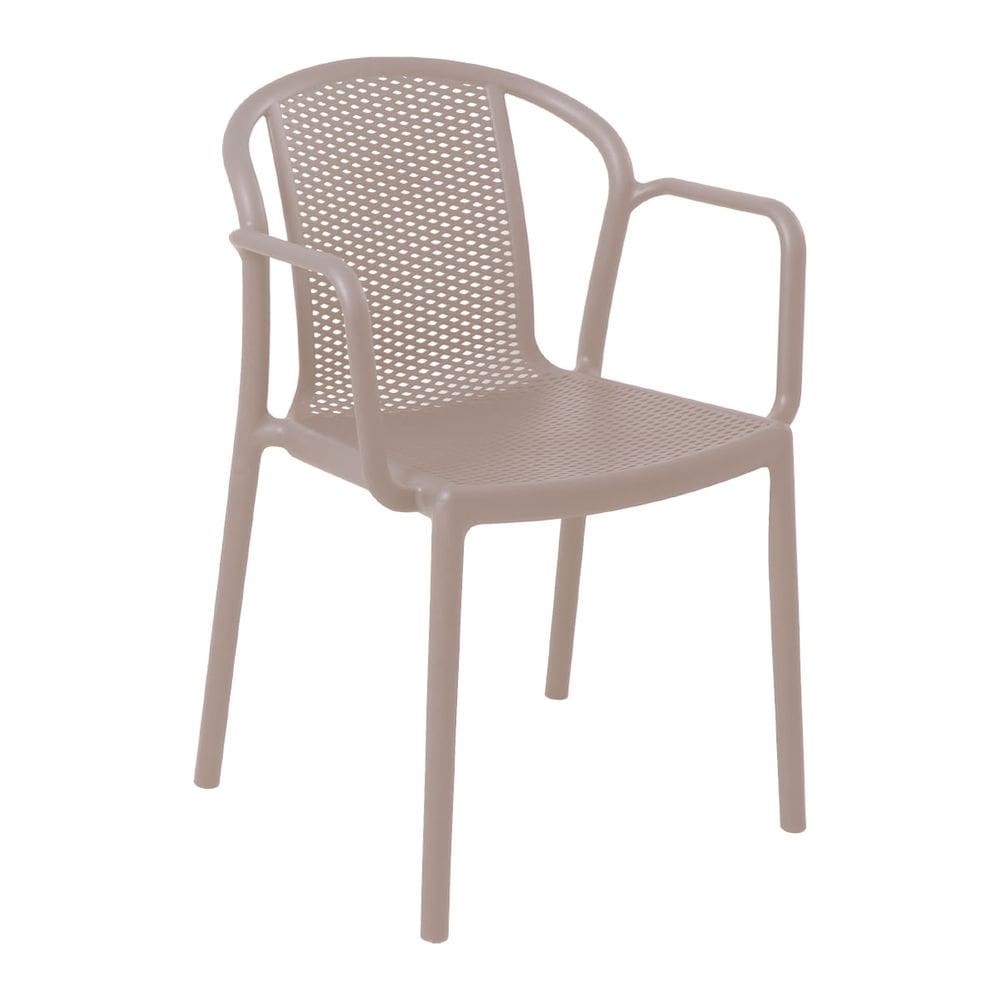 Cadeira Tramontina Louise Empilhável com Braços Carmuça em Polipropileno