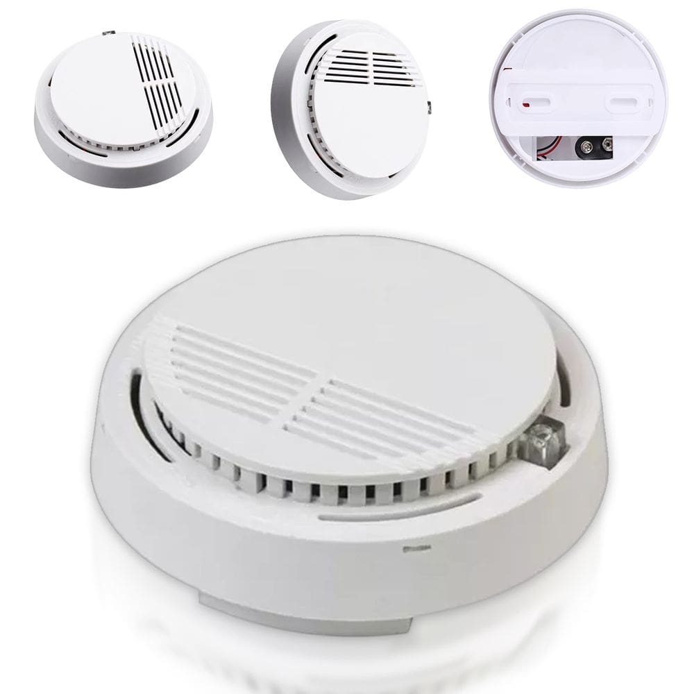 Detector De Incendio Alarme Fumaca Fogo Sensor Fotoeletrico Casa Empresarial Comercial Protecao Do Lar Seguranca