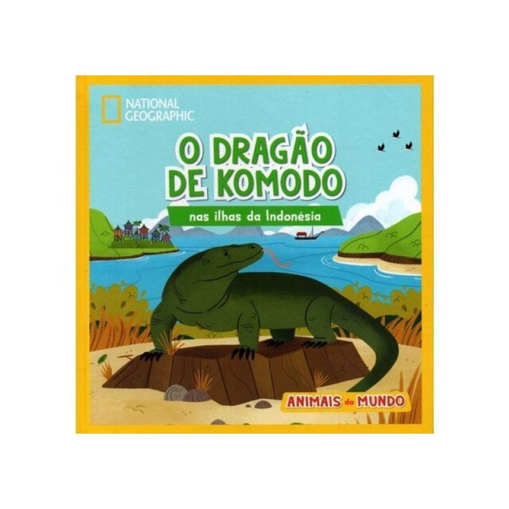 O Dragão De Komodo Nas Ilhas Da Indonésia