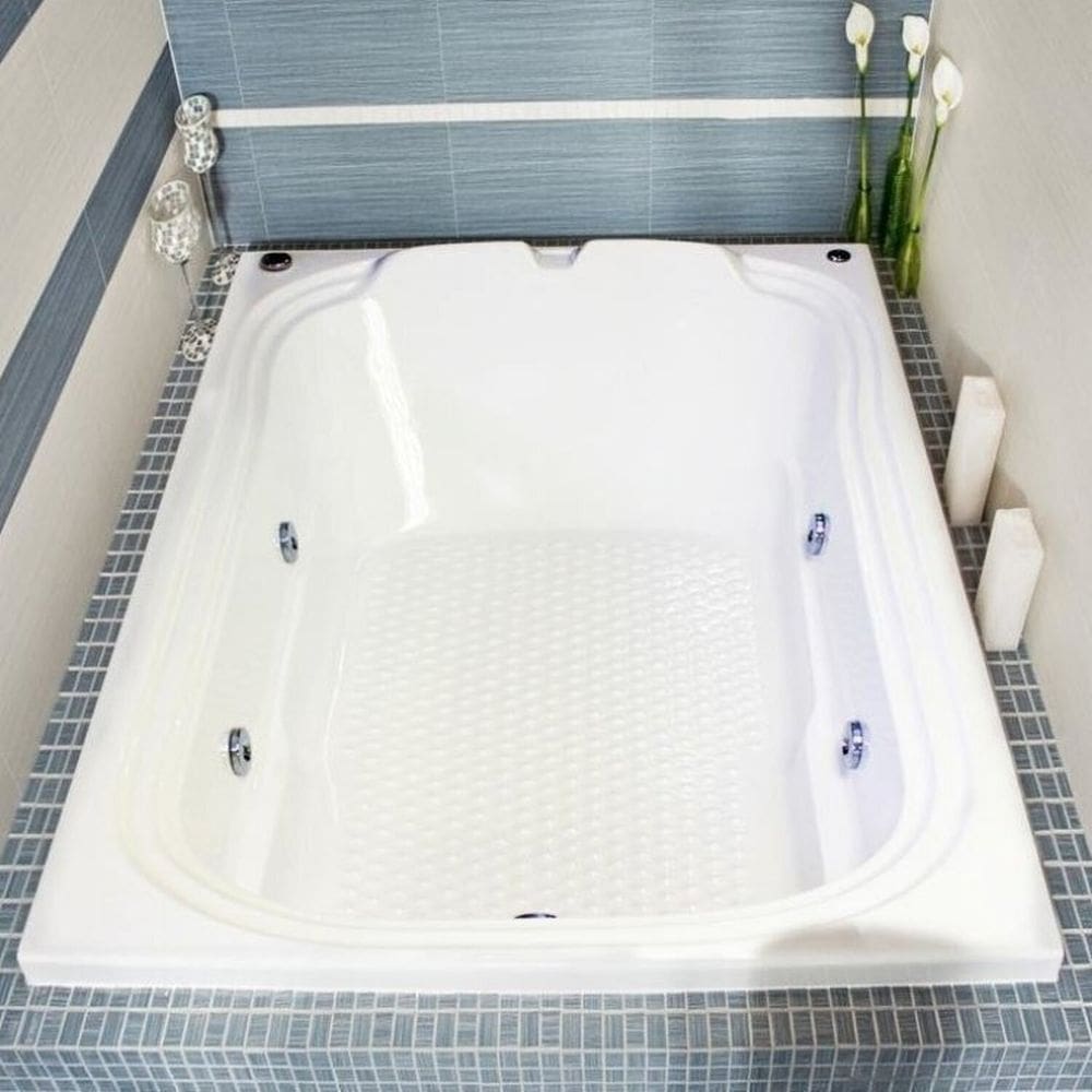 Banheira Hidromassagem Dupla 170x110x40cm 220V Gold Line Ouro Fino Branco