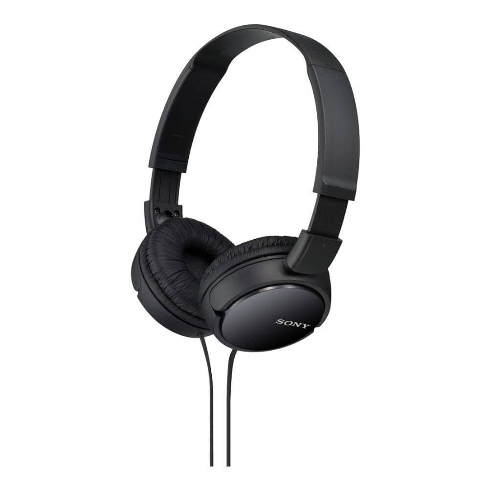 Fones de ouvido Sony ZX Series MDR-ZX110 com fio, pretos