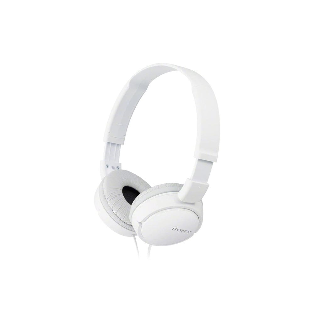 Fones de ouvido Sony ZX Series MDR-ZX110 com fio brancos