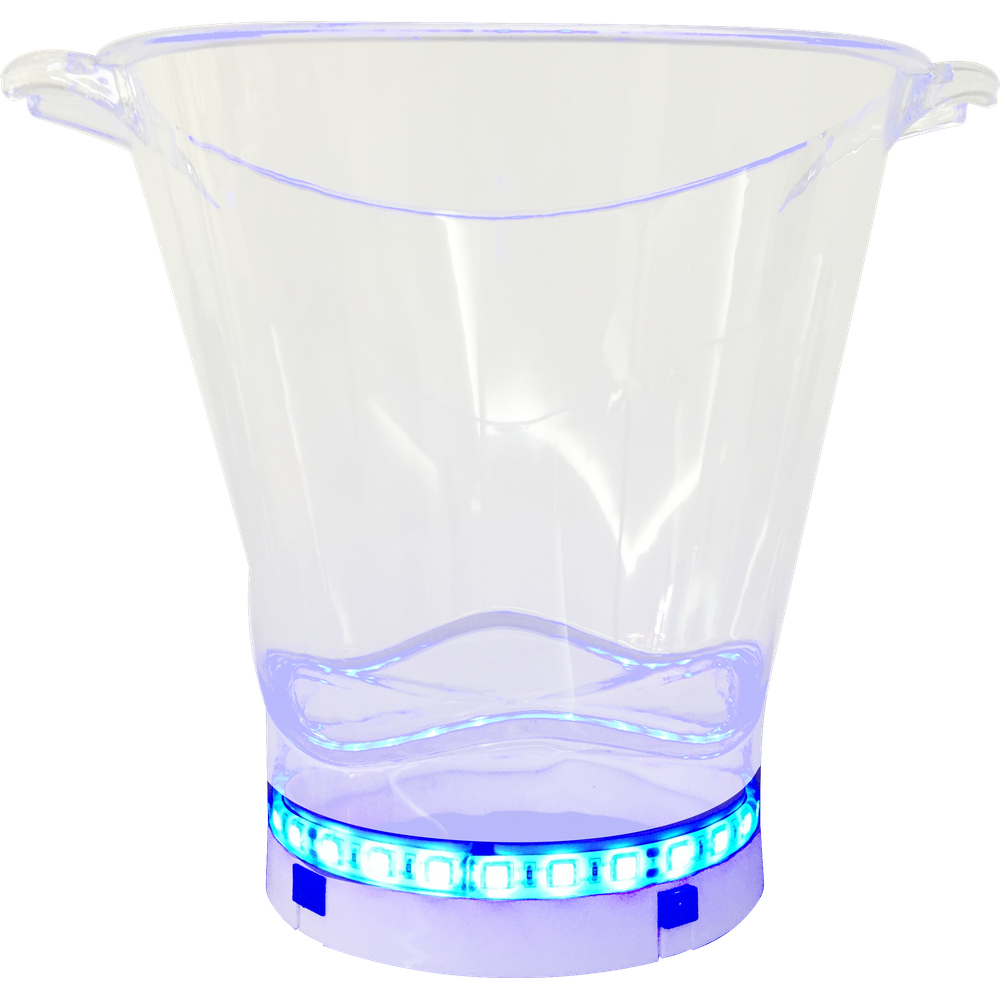 Balde de gelo 4,5l Acrílico - Com LED KrystalON
