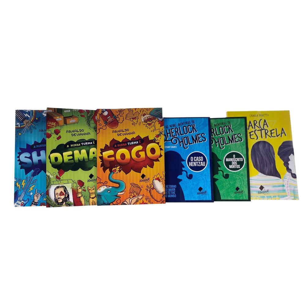 Kit Leitura Ficção Infanto-Juvenil Com 6 Livros