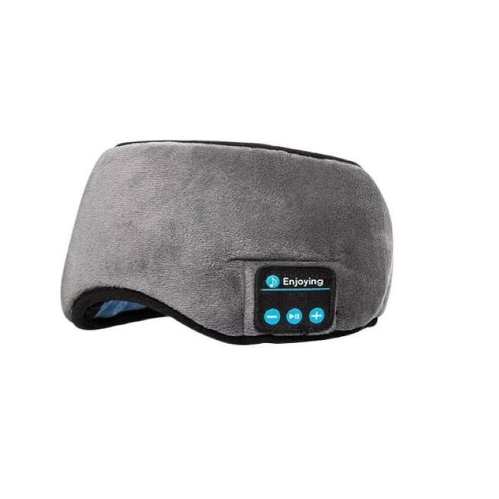 Máscara De Olhos Bluetooth Para Dormir Fones De Ouvido Cinza