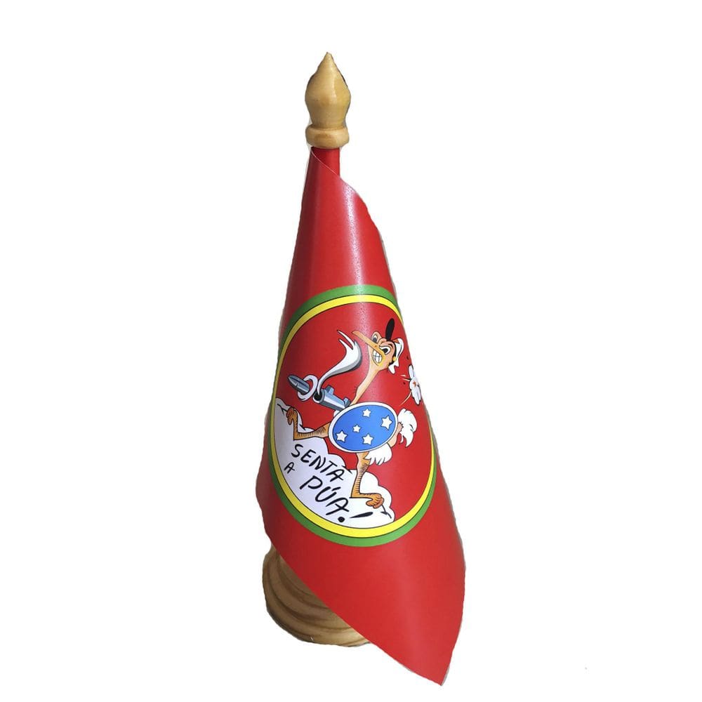 Bandeira De Mesa Do Senta A Pua