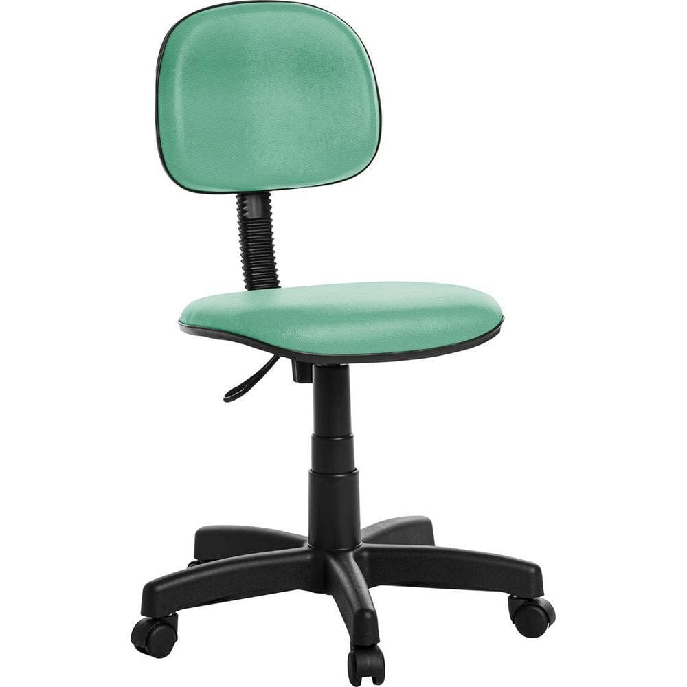 Cadeira De Escritório Secretaria Rv Turquesa