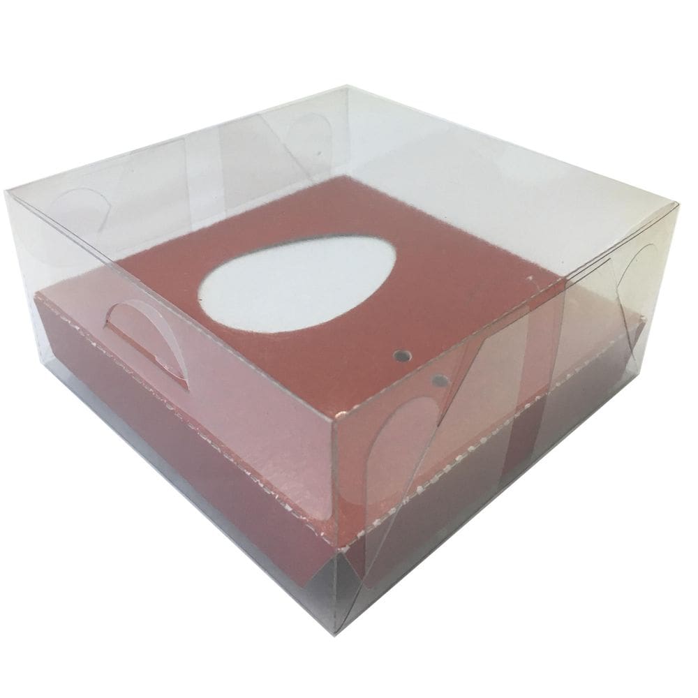 Caixa Ovo De Colher 50G Vermelho