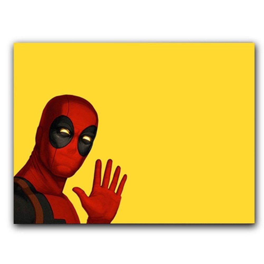 Placa  Mdf  20 Cm X 30 Cm - Deadpool  Bd11