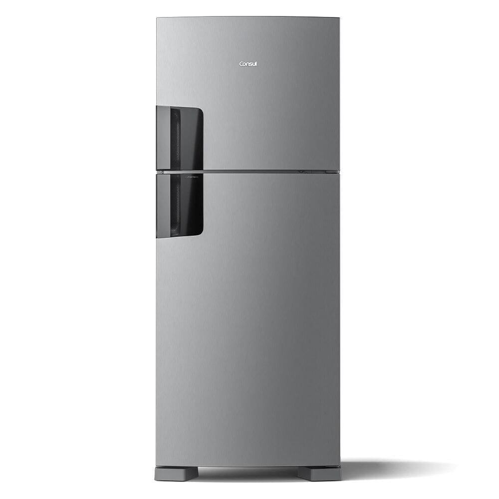 Geladeira Consul Frost Free CRM50MK, 412 Litros, Cor Inox - 220V