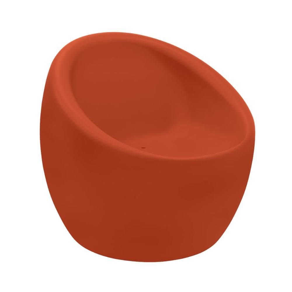 Poltrona Tramontina Oca em Polietileno Laranja Caqui