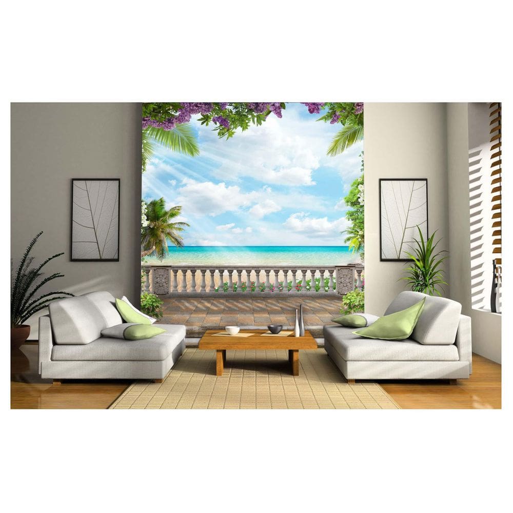 MP - Papel De Parede Paisagem Digital Jardim