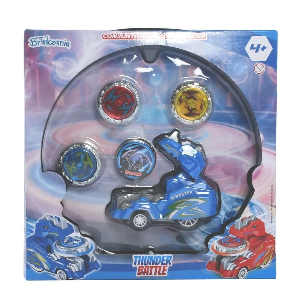 Pião de Batalha Azul Brinkzania