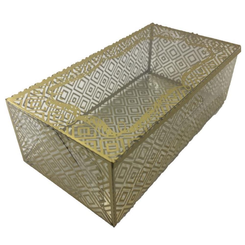 Caixa 8 Brigadeiros Dourado Acetato