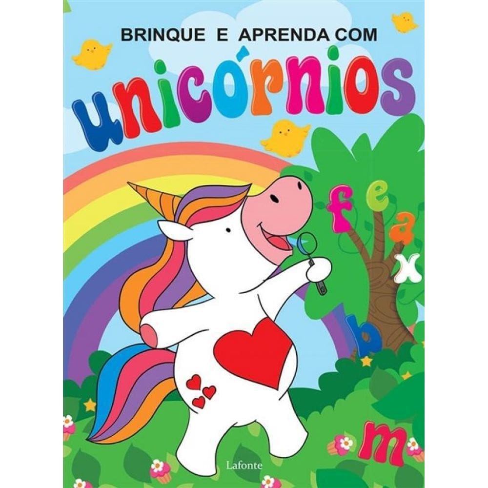 Livro Brinque E Aprenda Com Unicornios