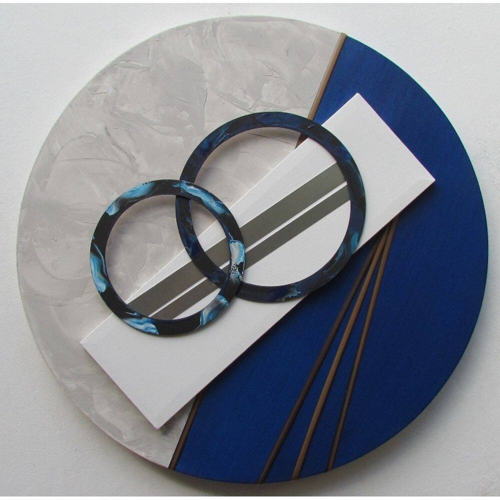 MP - Quadro abstrato Mandala 70cm de dia me