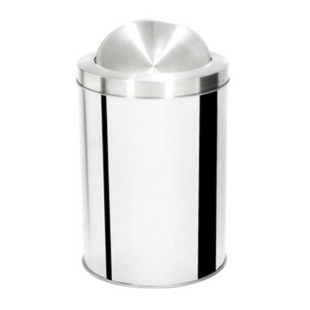 Lixeira Basculante 35 Litros Aço Inox