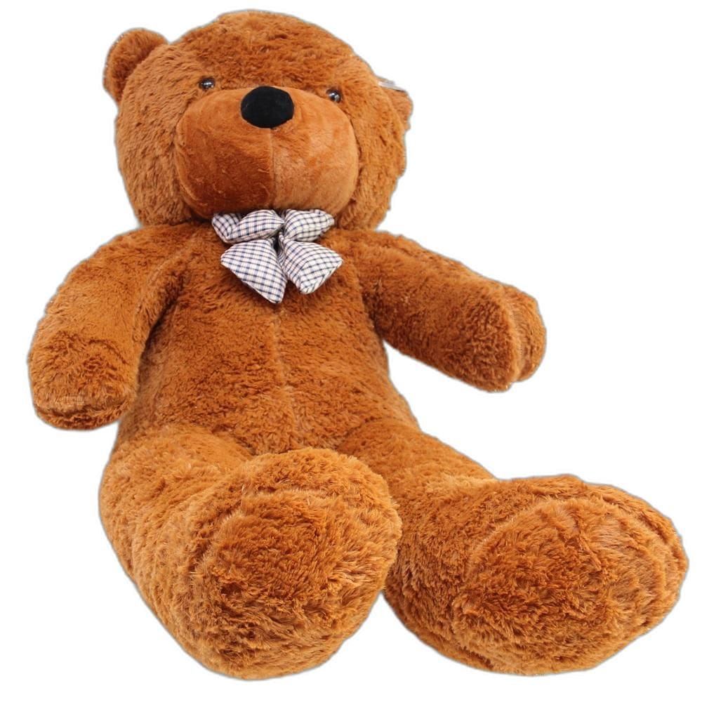 Urso Bicho de Pelúcia Marrom 1,3 mts Gigante Lindo Presente