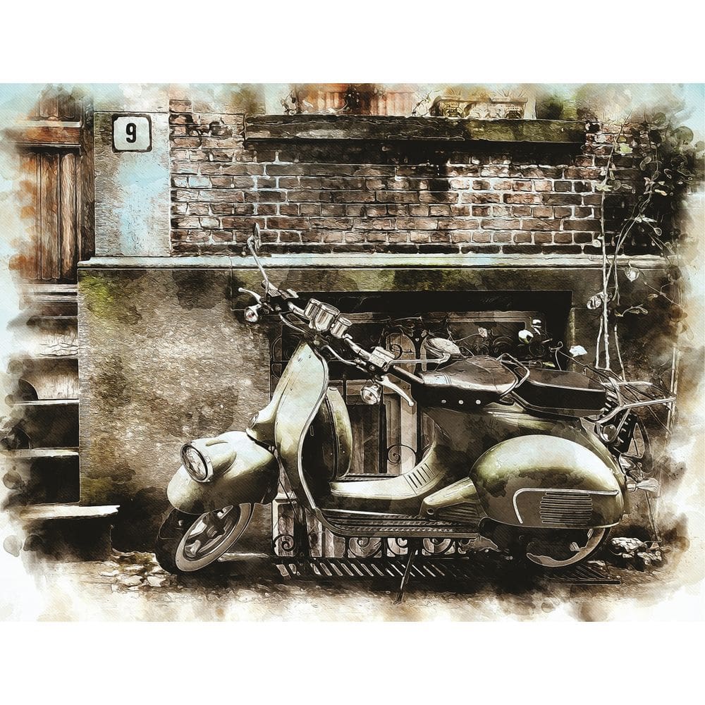 Fundo Fotográfico Em Tecido Motoneta 2,80X1,50.