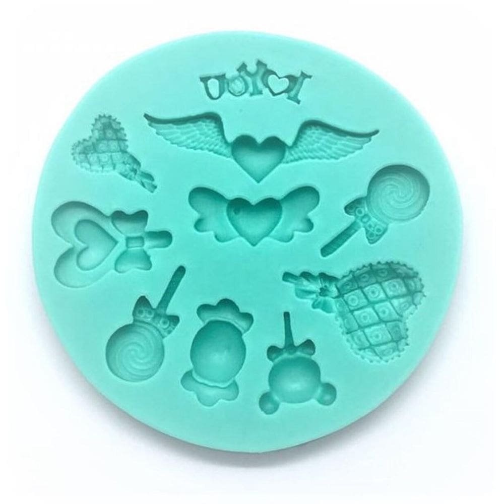 Molde De Silicone - Coração / Doces