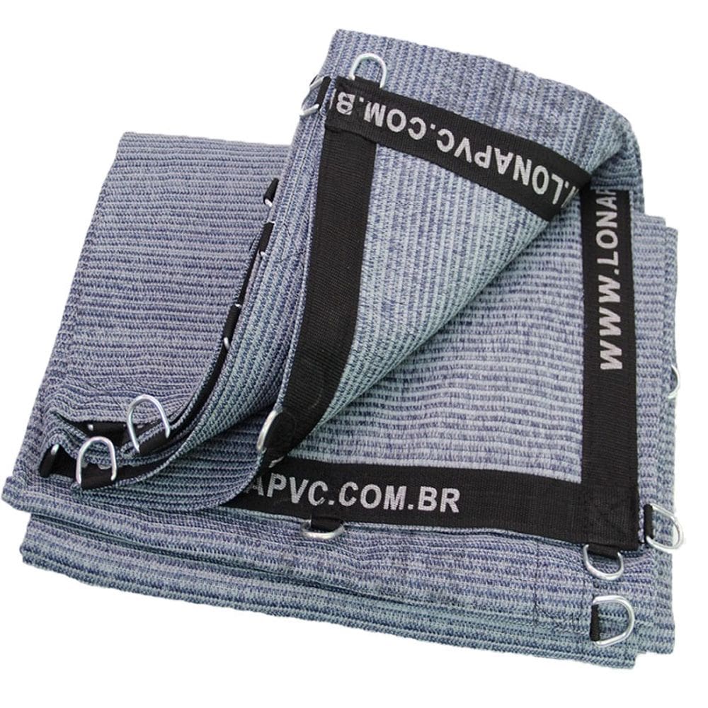 Lona tela pead para caminhão proteção caçamba entulho 6x6 m