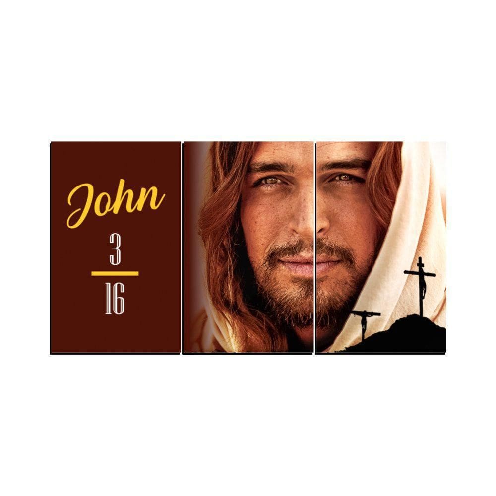 MP - Quadro Decorativo New Decor John 3 16 MD