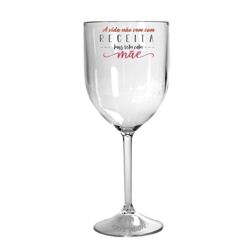 Taça Vinho Acrílico Para Dia Das Mães - Receita