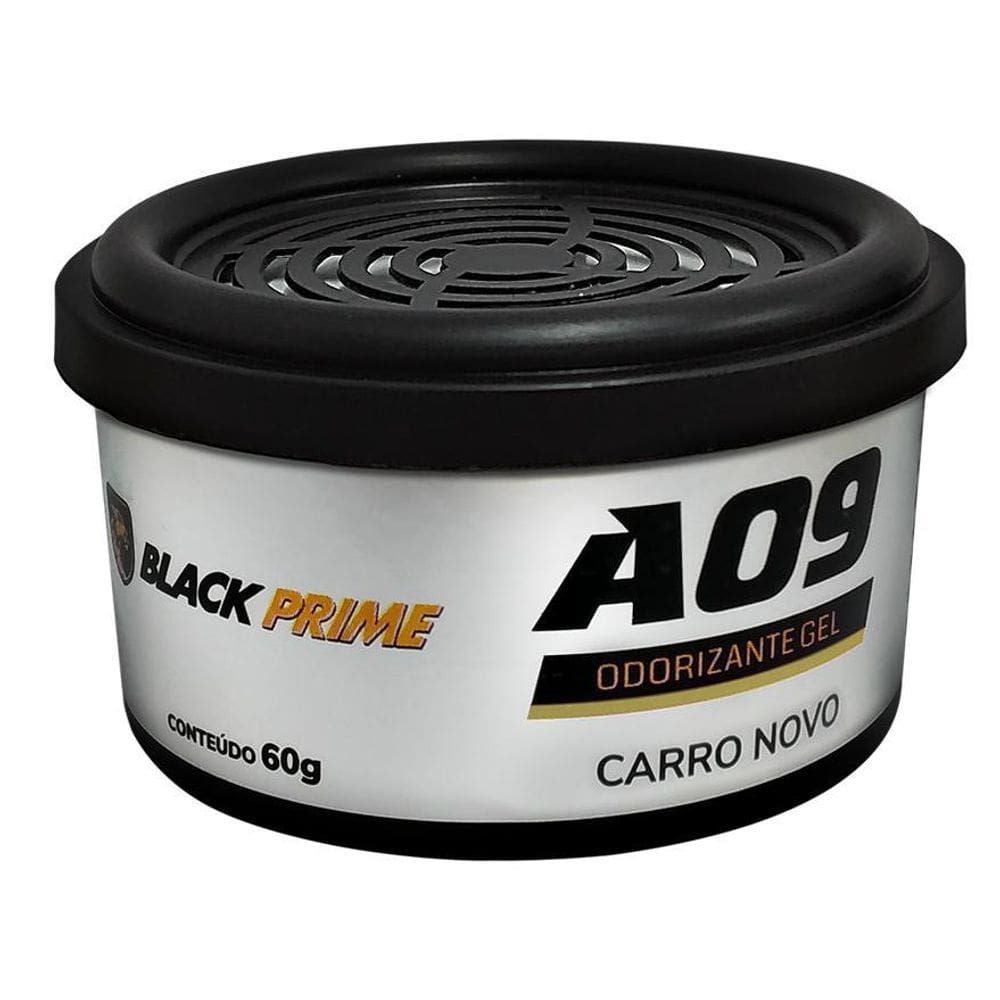 Odorizante Gel A09 Carro Novo Black Prime 60G Cx24